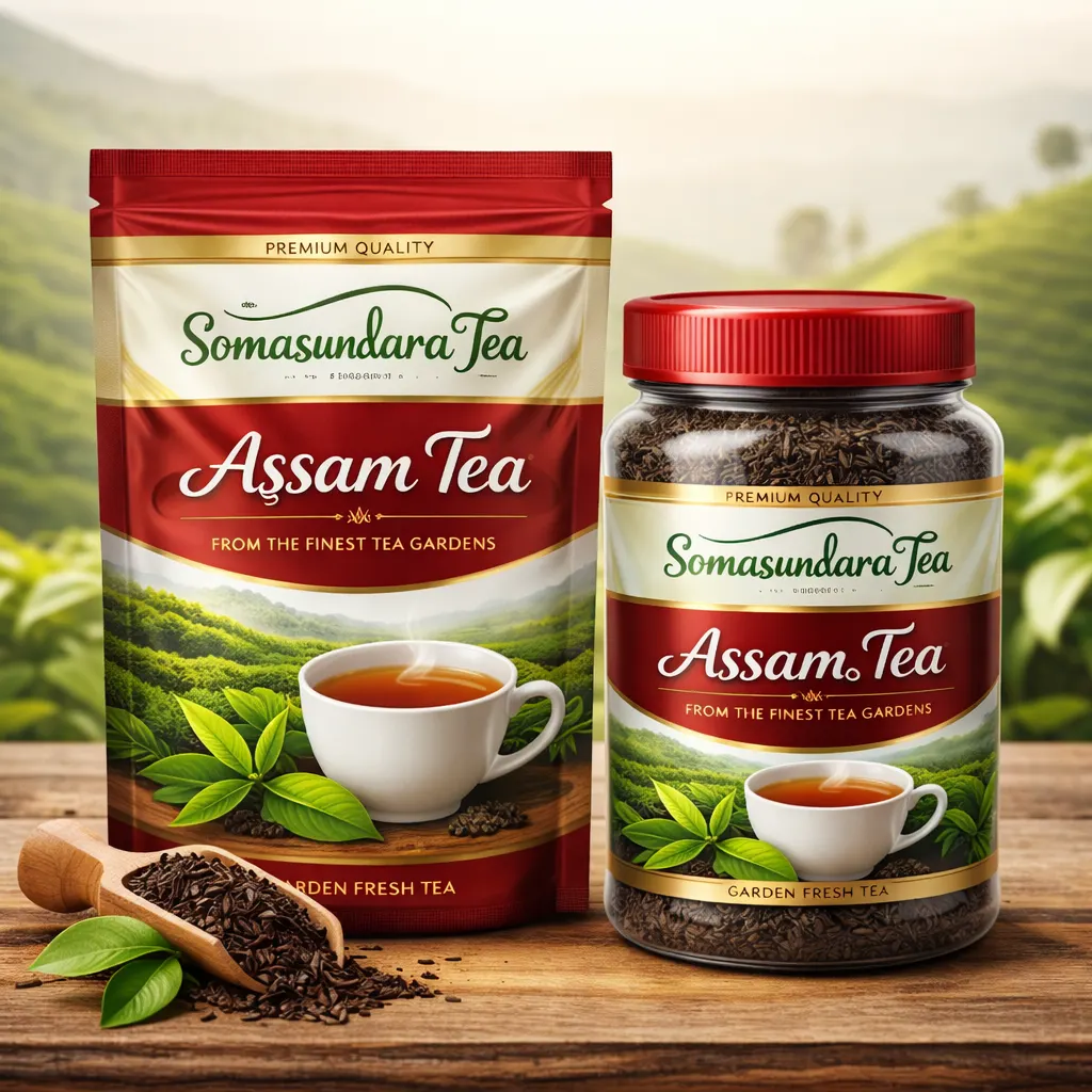 Assam CTC tea with strong malty flavor